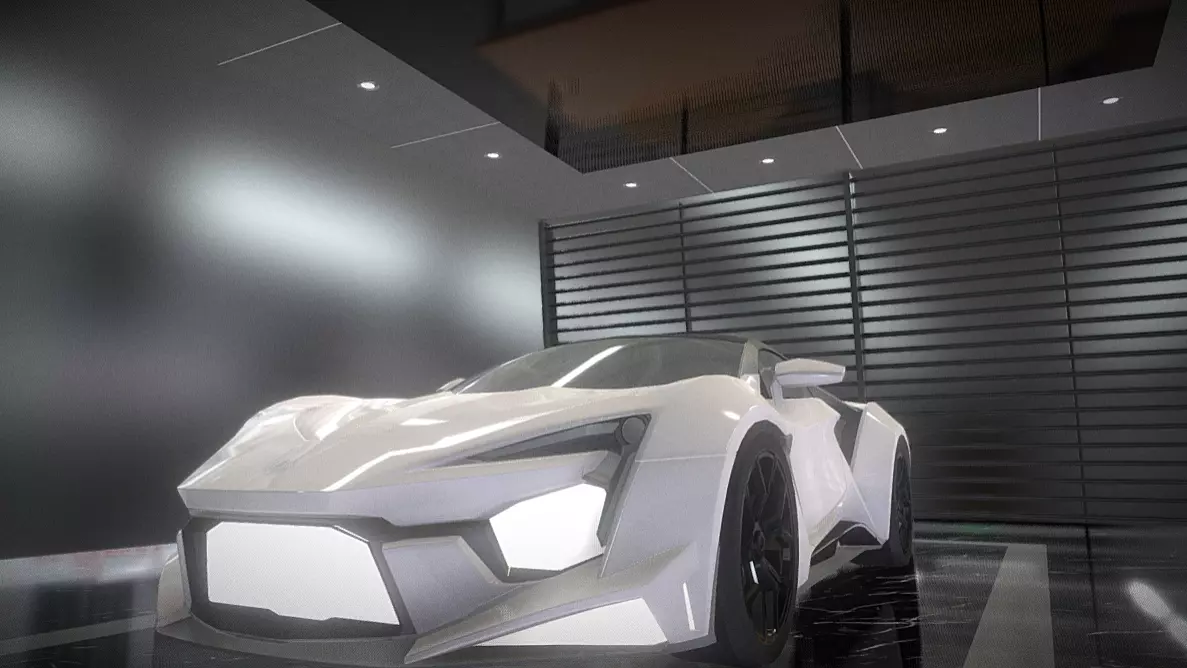 Lykan Veloses Car Free low-poly 3D model_0