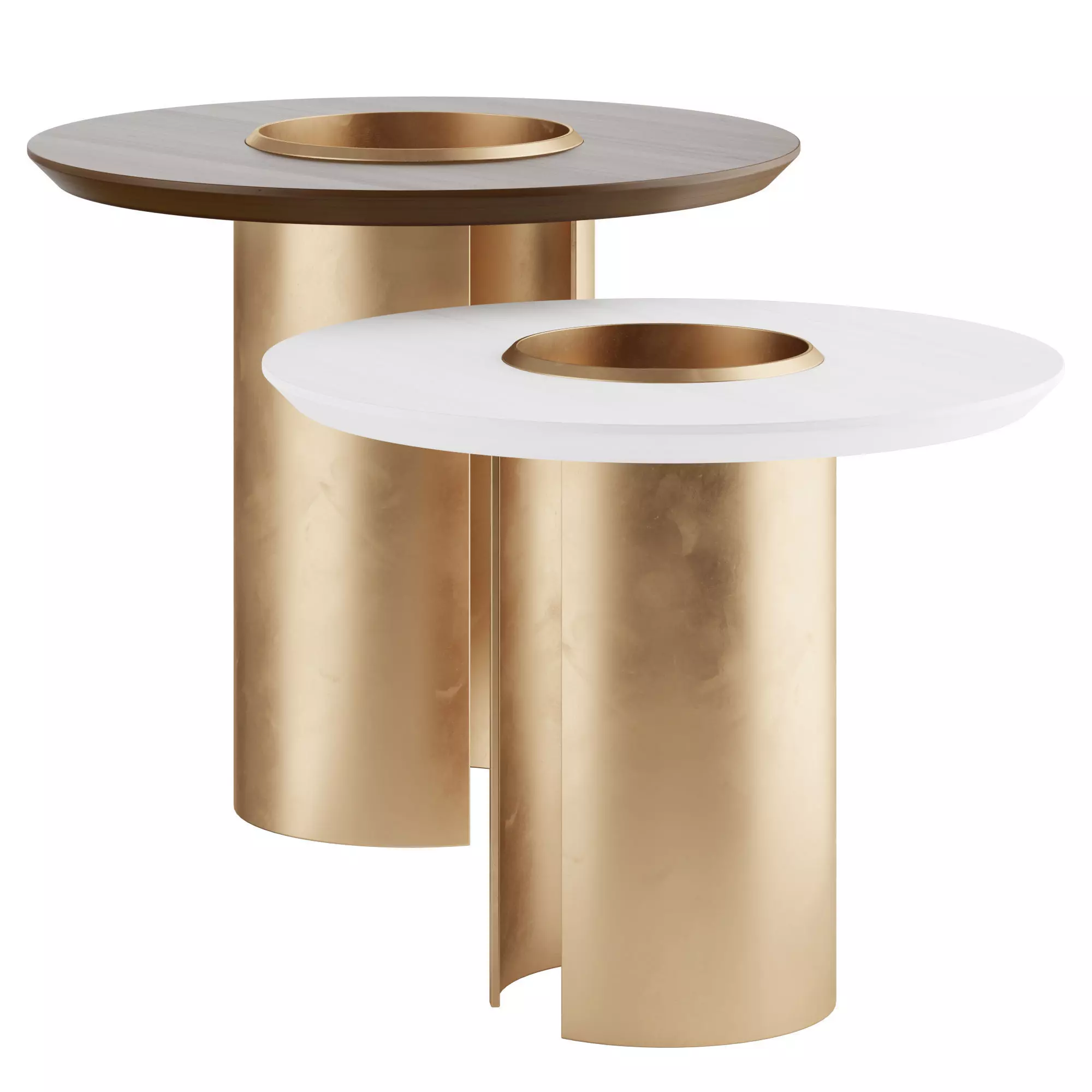 Janus side table 3D model_0