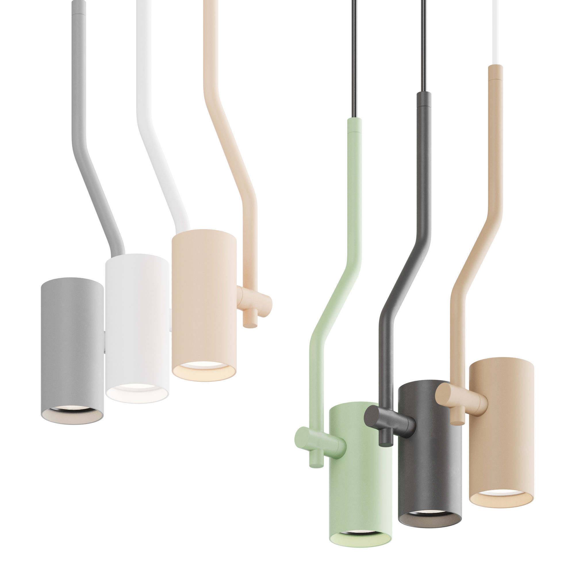 Spotty Pendant 3D model_2