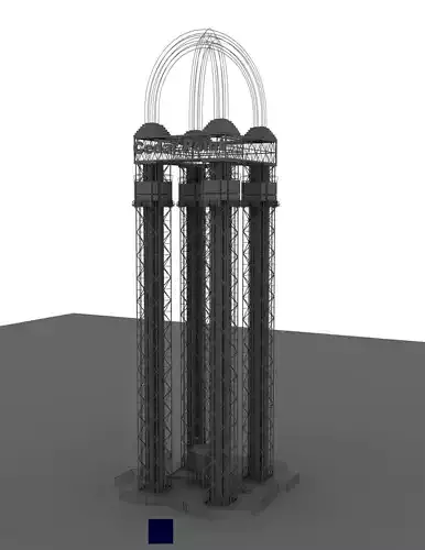 Cedar Point Amusement Park 3D model