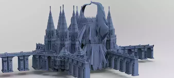 Angelic Cathedral Palace Baroque gothic 2