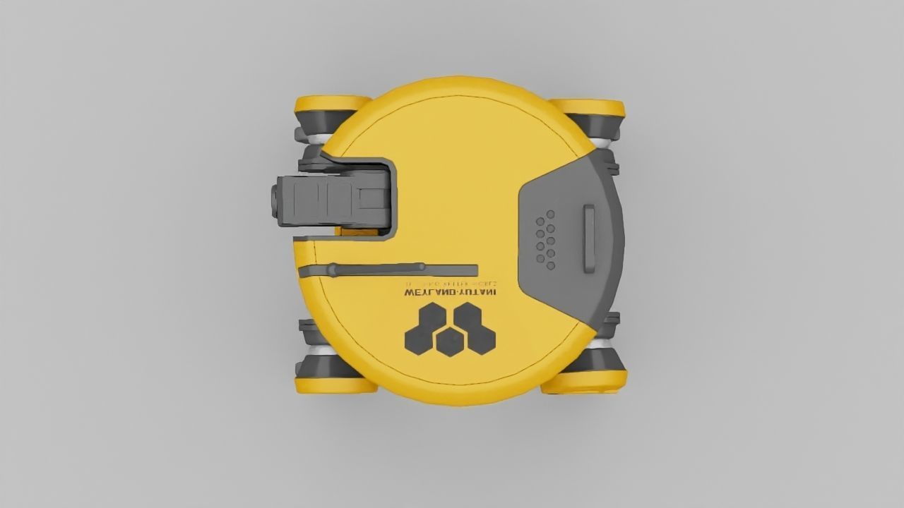 PLANET EXPLORER DROID rigged 3D model_20