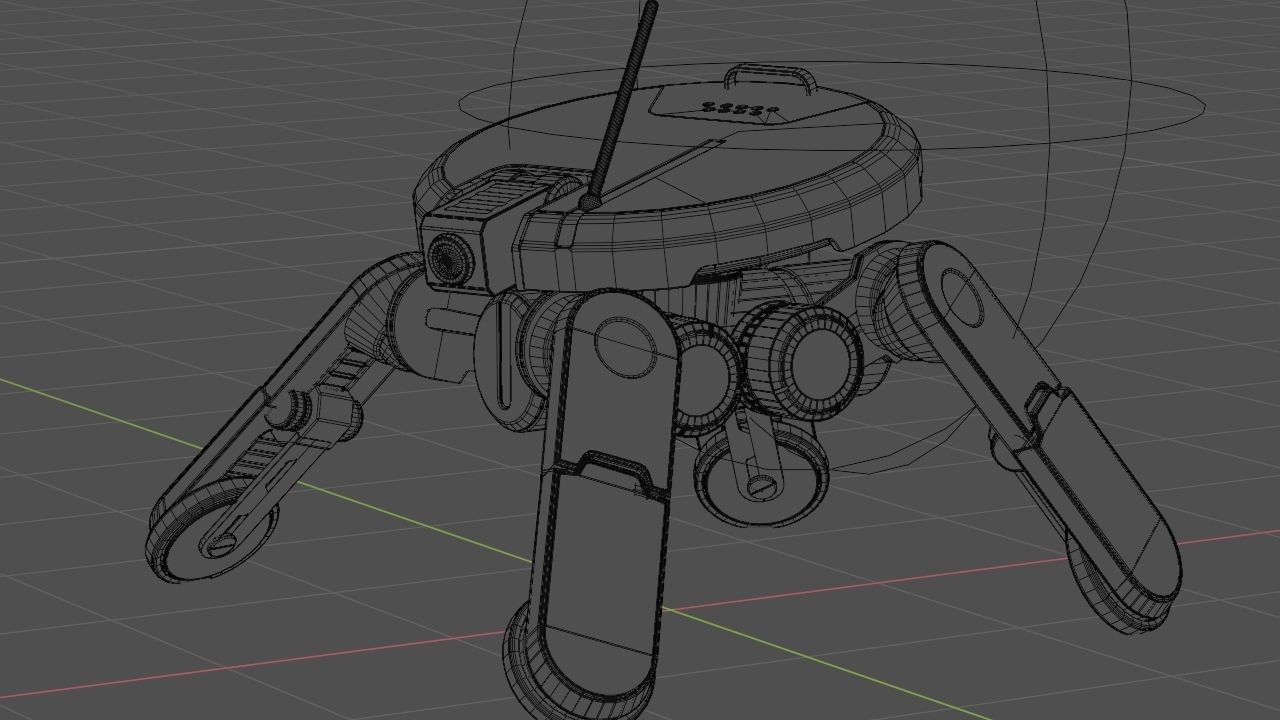 PLANET EXPLORER DROID rigged 3D model_42