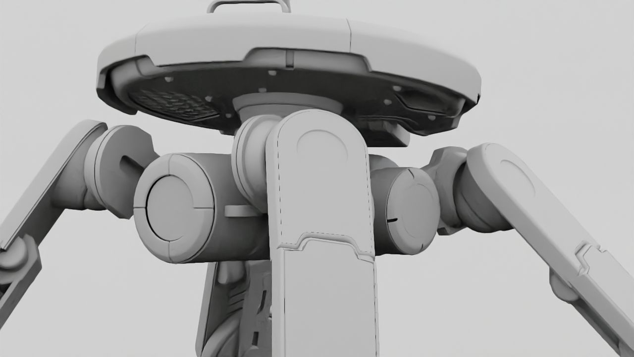 PLANET EXPLORER DROID rigged 3D model_35