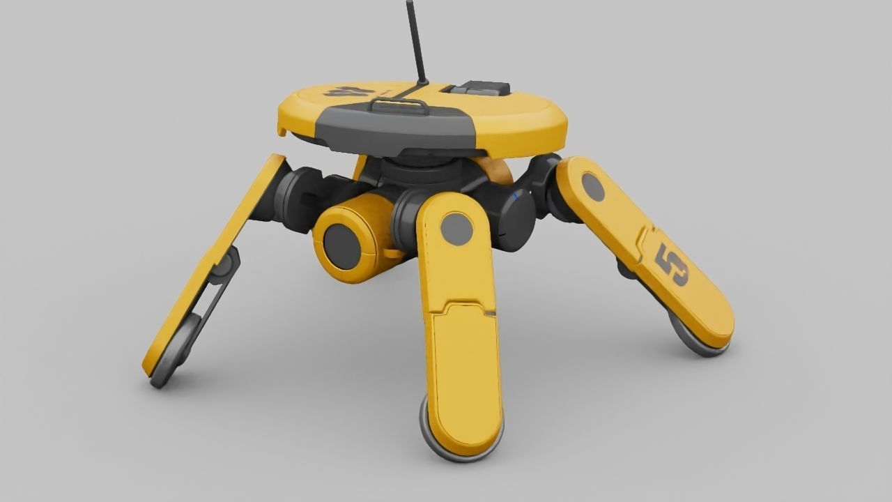 PLANET EXPLORER DROID rigged 3D model_8