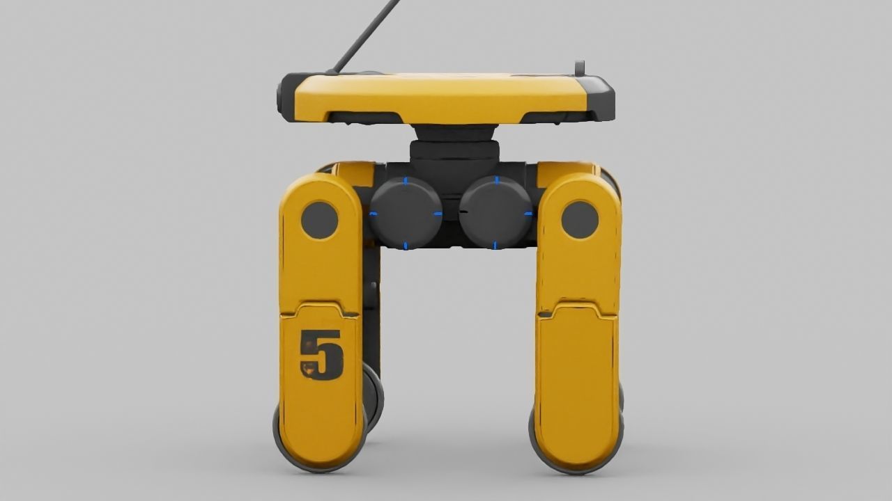 PLANET EXPLORER DROID rigged 3D model_17