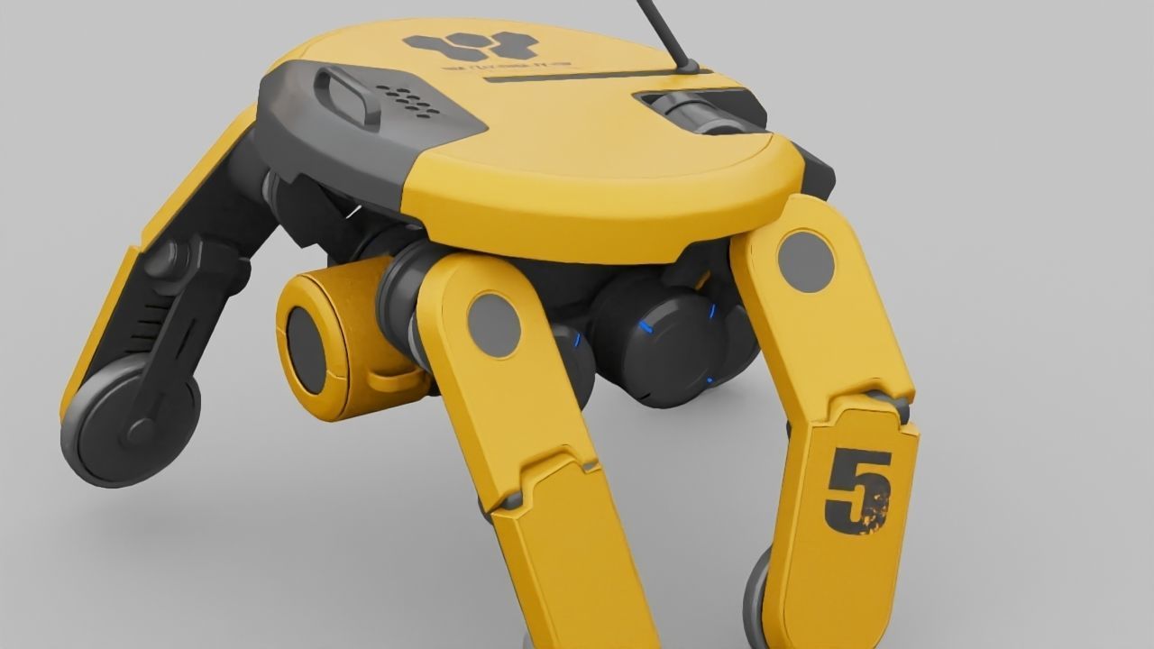 PLANET EXPLORER DROID rigged 3D model_25