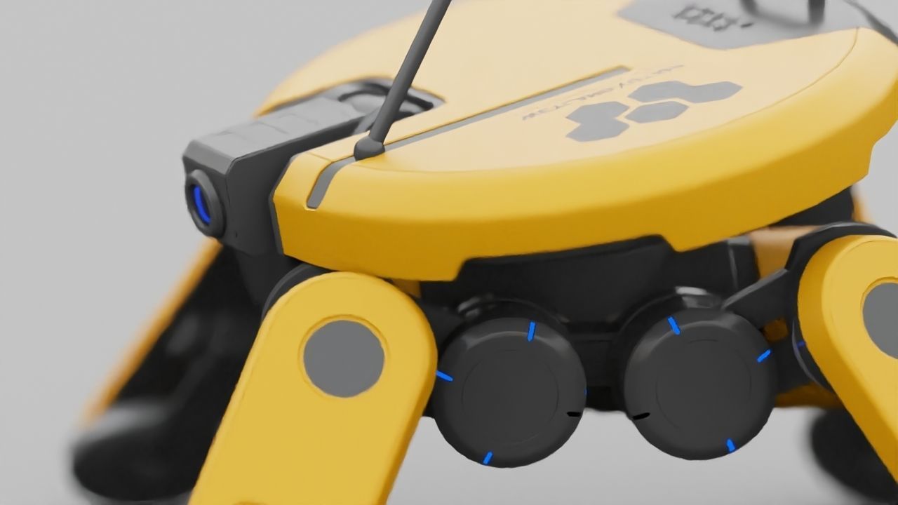 PLANET EXPLORER DROID rigged 3D model_28