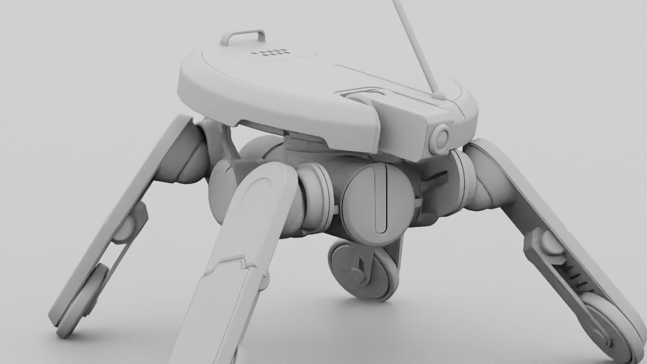 PLANET EXPLORER DROID rigged 3D model_33