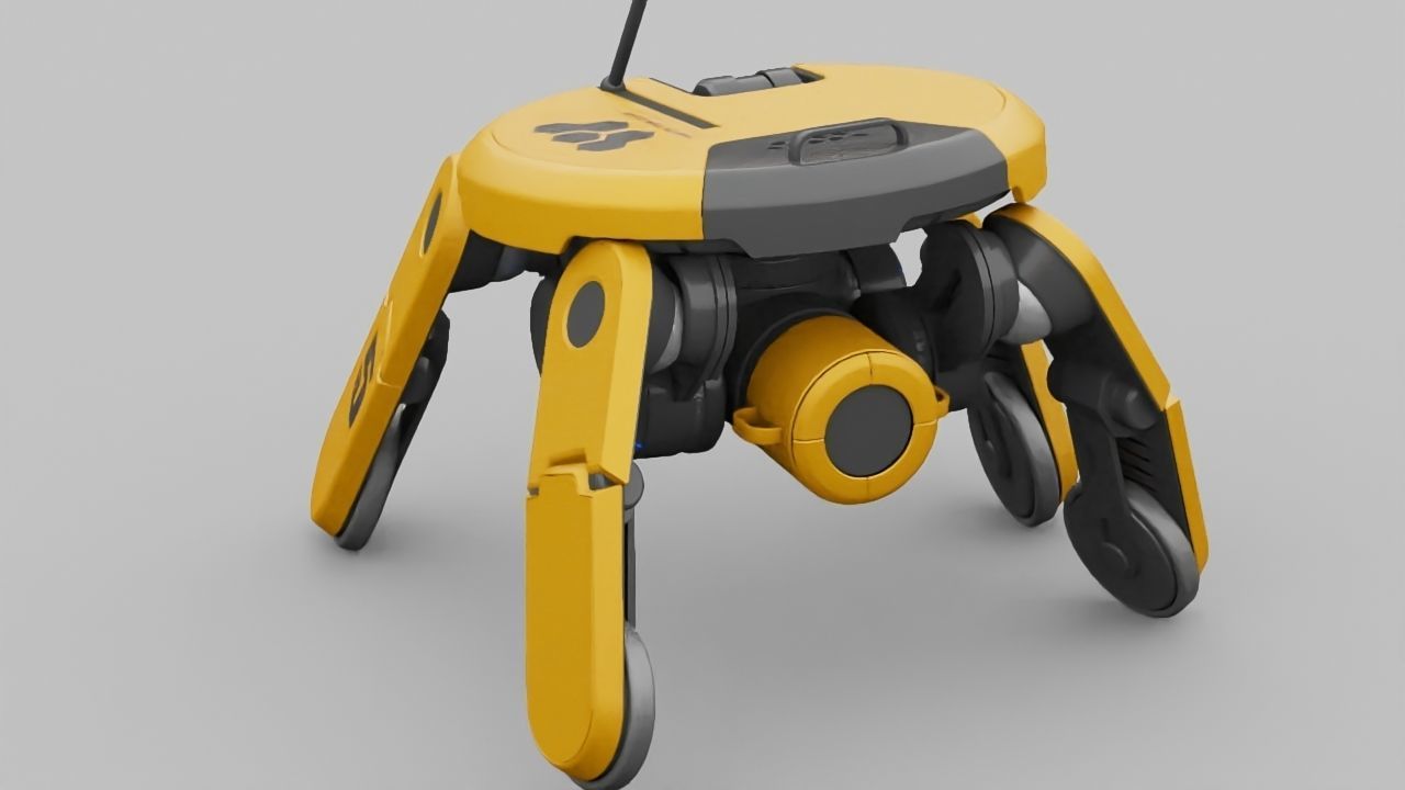 PLANET EXPLORER DROID rigged 3D model_24