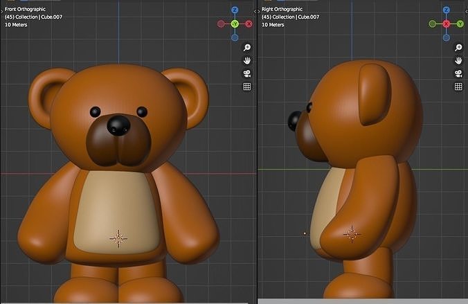 ted bear 01 3D print model