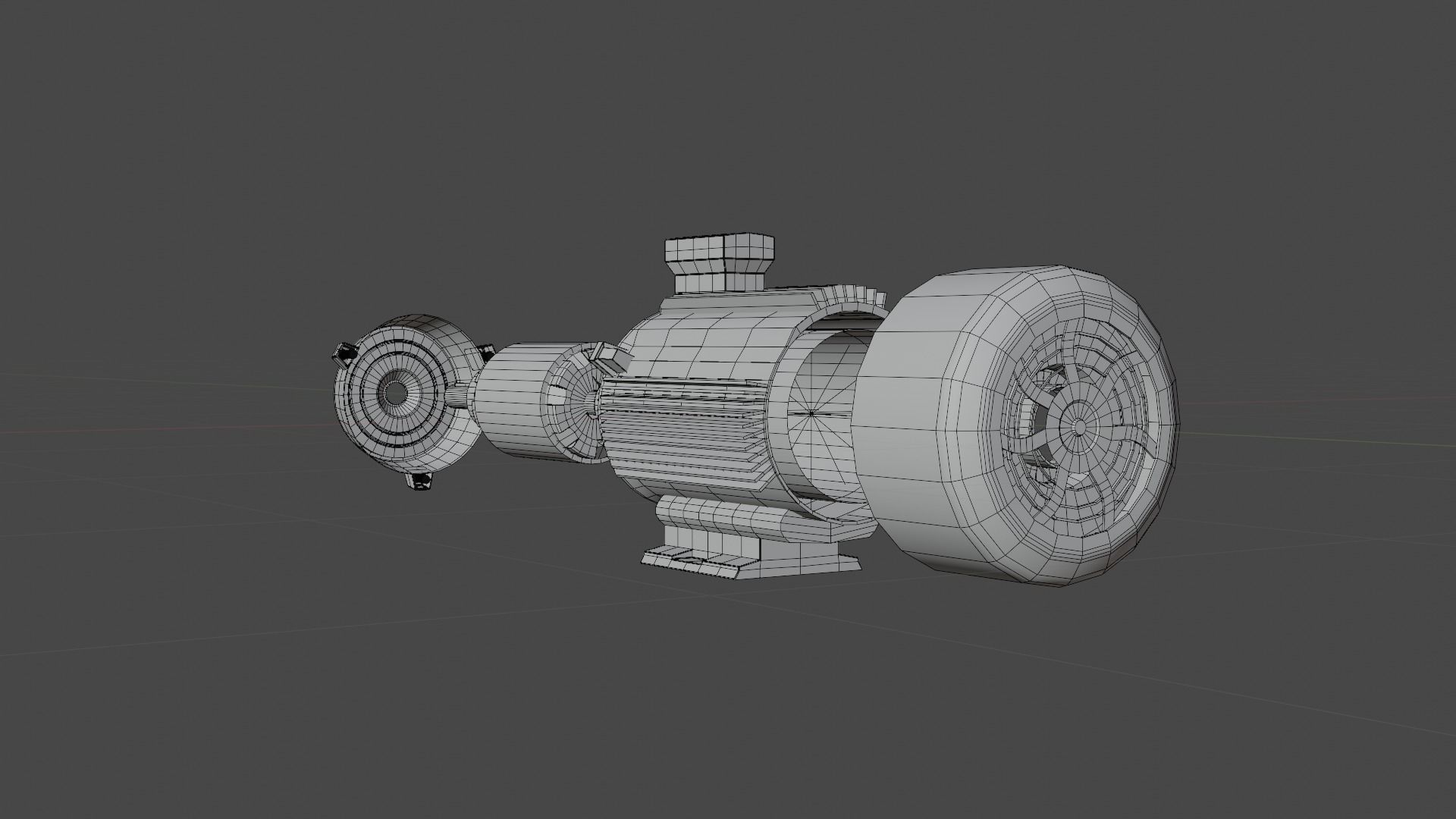 3 Phase synchronous  motor  3D model_4
