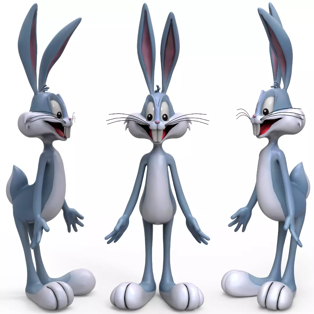 Bugs Bunny 3D print model_0