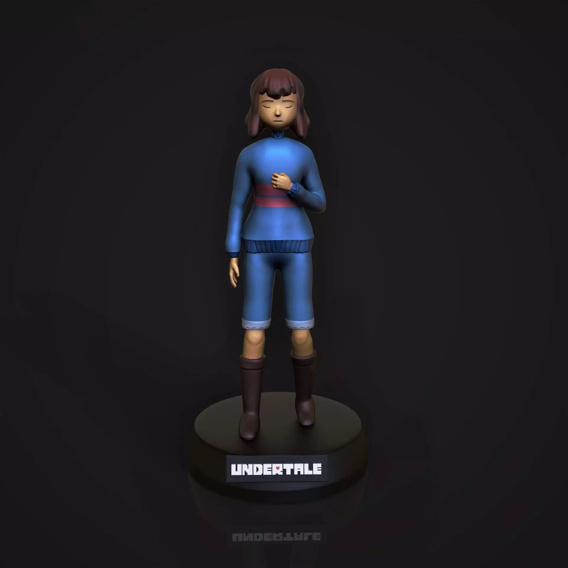 Frisk - Undertale 3D print model_0