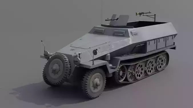 Sd kfz 251 Half-track armored personnel carrier