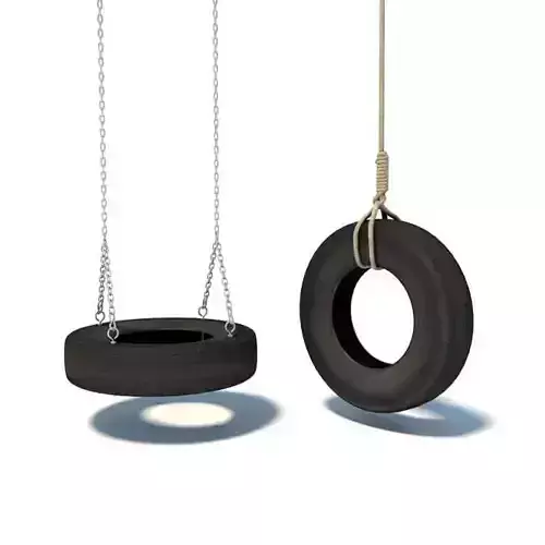 Swing Of Wheels Of Vechicle 3D model