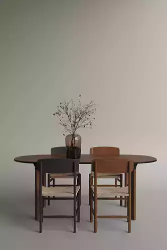 Set armchair table 