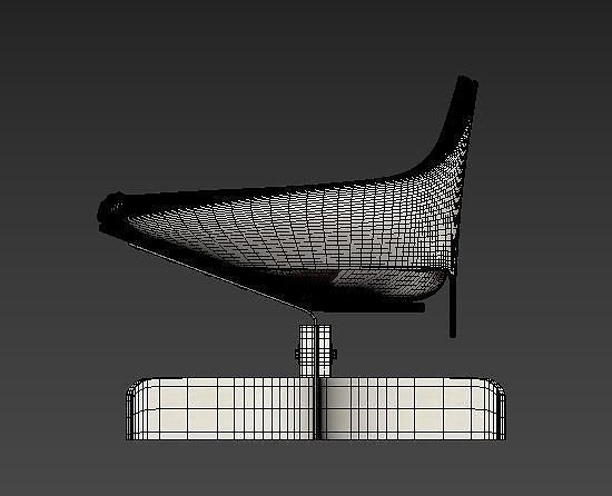 Lounge Chairs by Joe Colombo 3D model 4