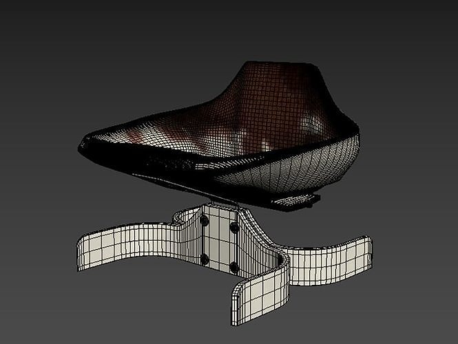 Lounge Chairs by Joe Colombo 3D model 3