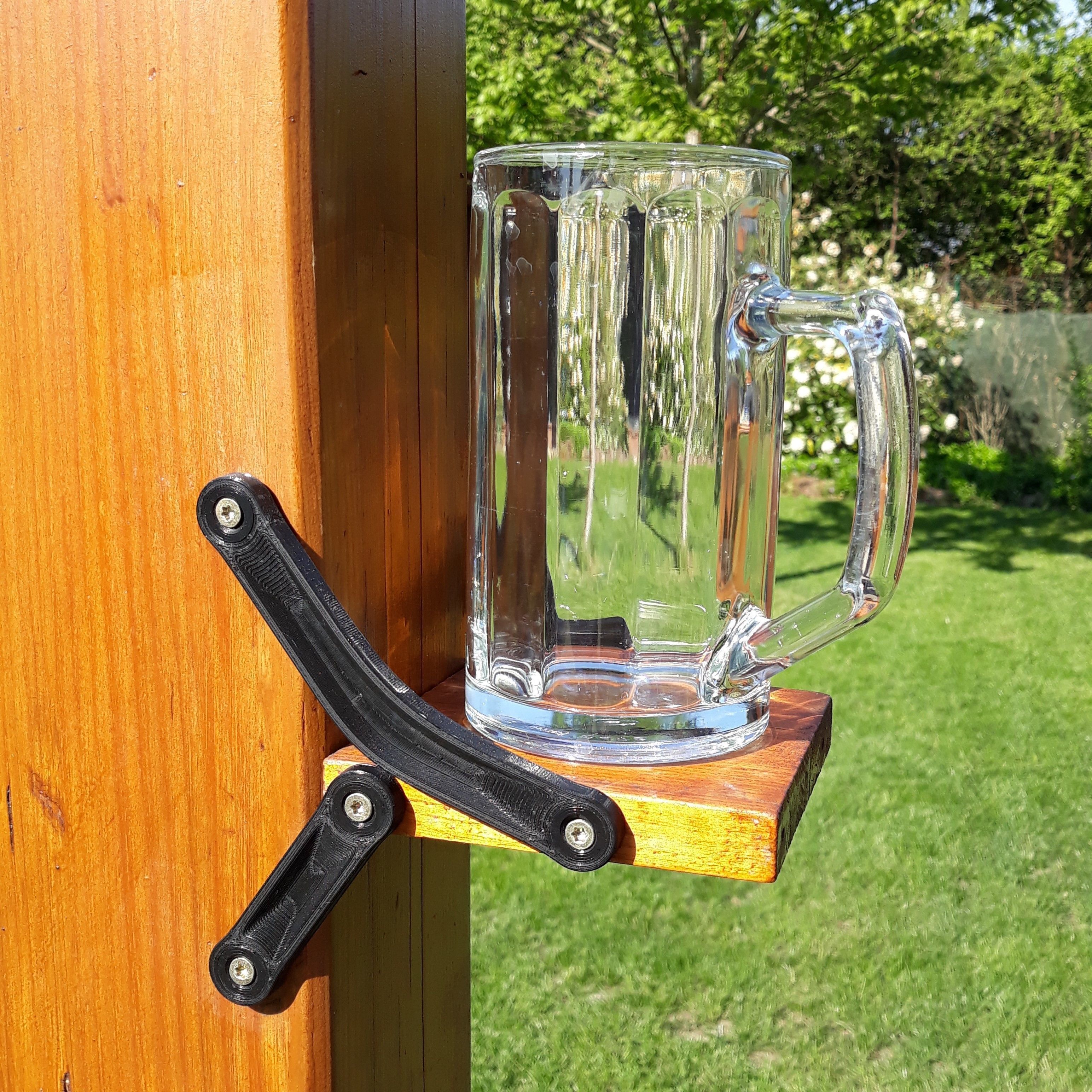 Foldable drink table 3D print model_17