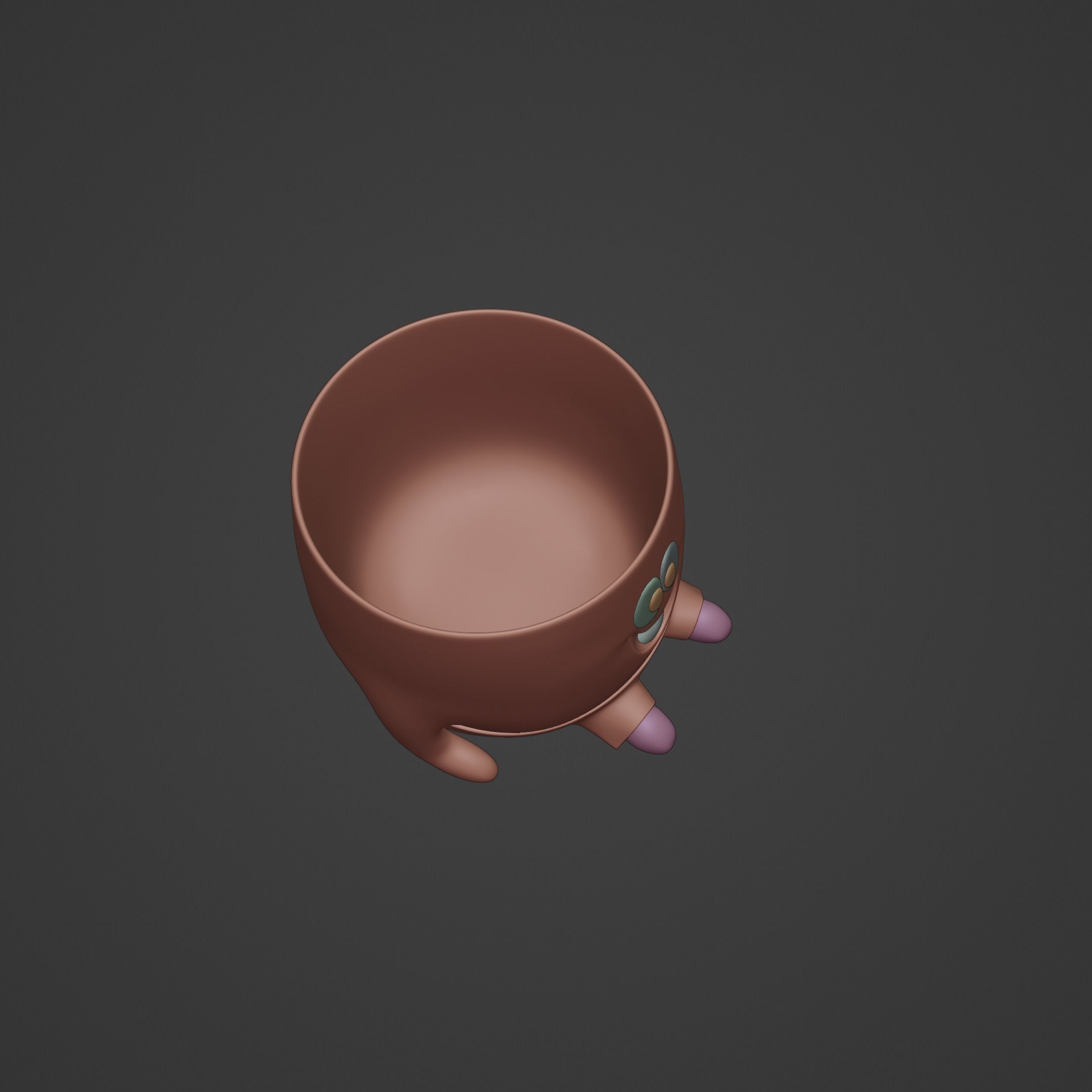 Smile Face Plant 3D print model_1