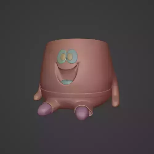 Smile Face Plant 3D print model