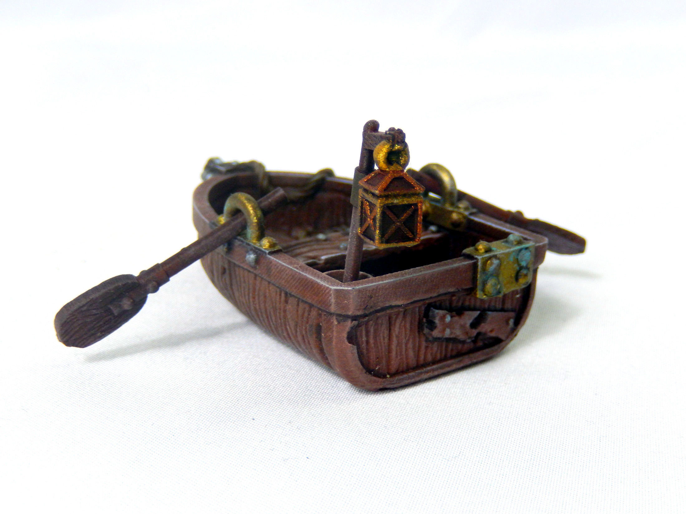 Boat With Sails And Row Boat Pack 3D print model_14
