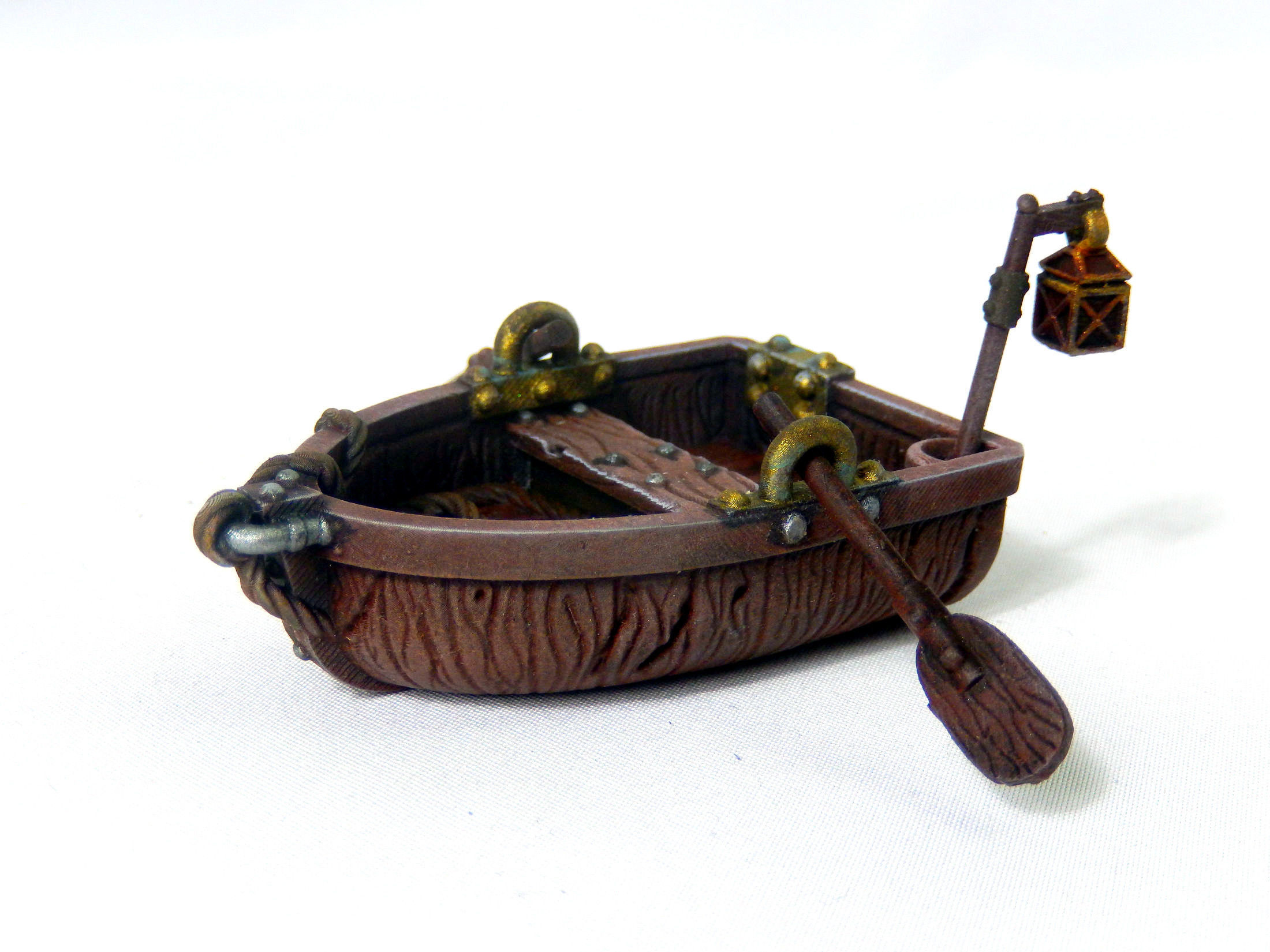 Boat With Sails And Row Boat Pack 3D print model_13