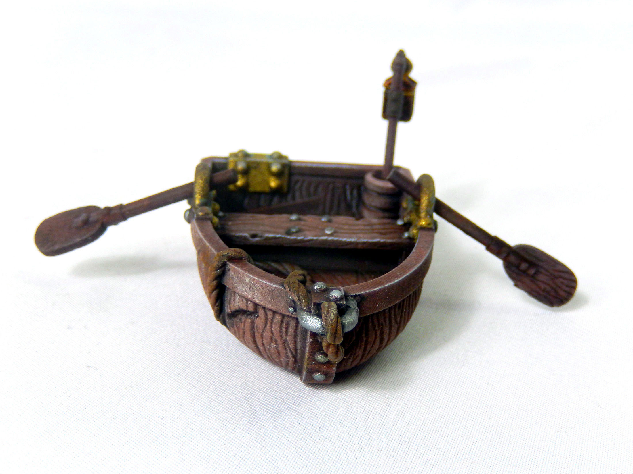 Boat With Sails And Row Boat Pack 3D print model_4