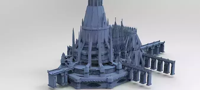 Angelic  Palace Baroque gothic 6 3D model