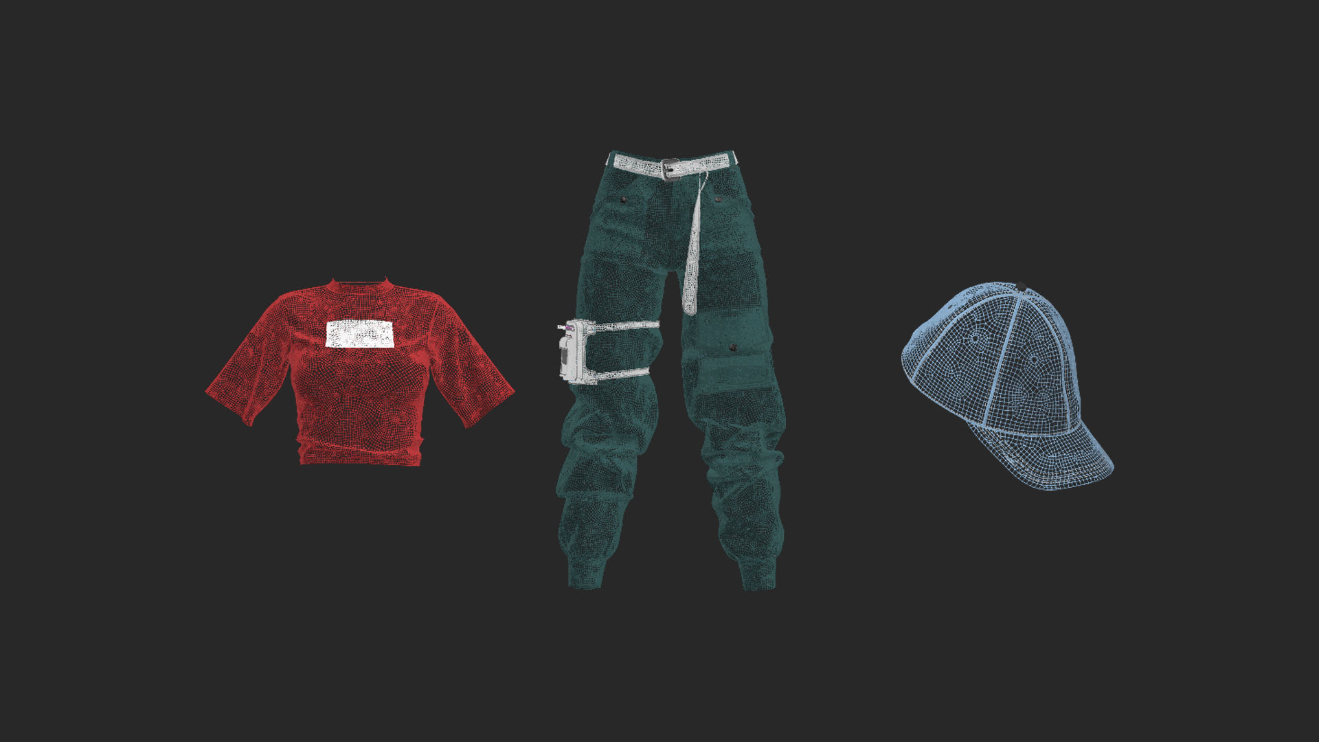 Girls Outfit 4 - Marvelous Designer with Video Process 3D model_5