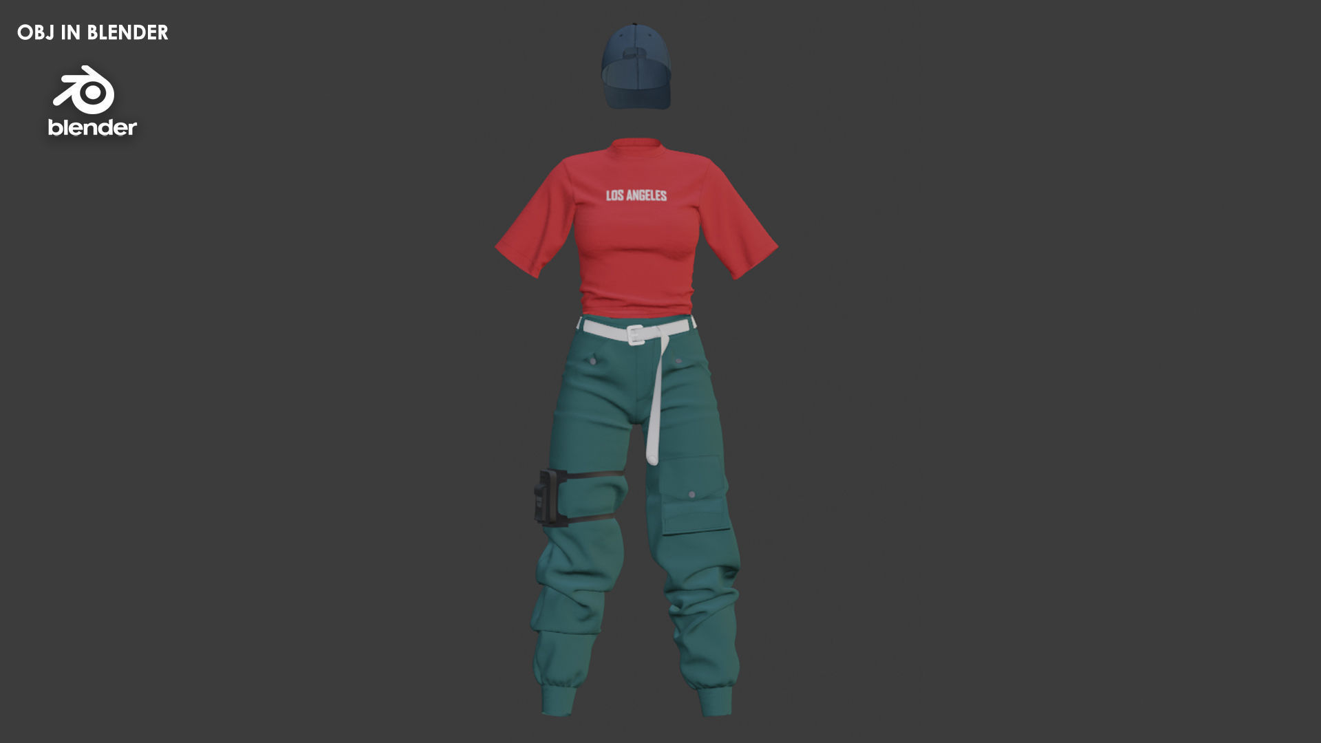 Girls Outfit 4 - Marvelous Designer with Video Process 3D model_6