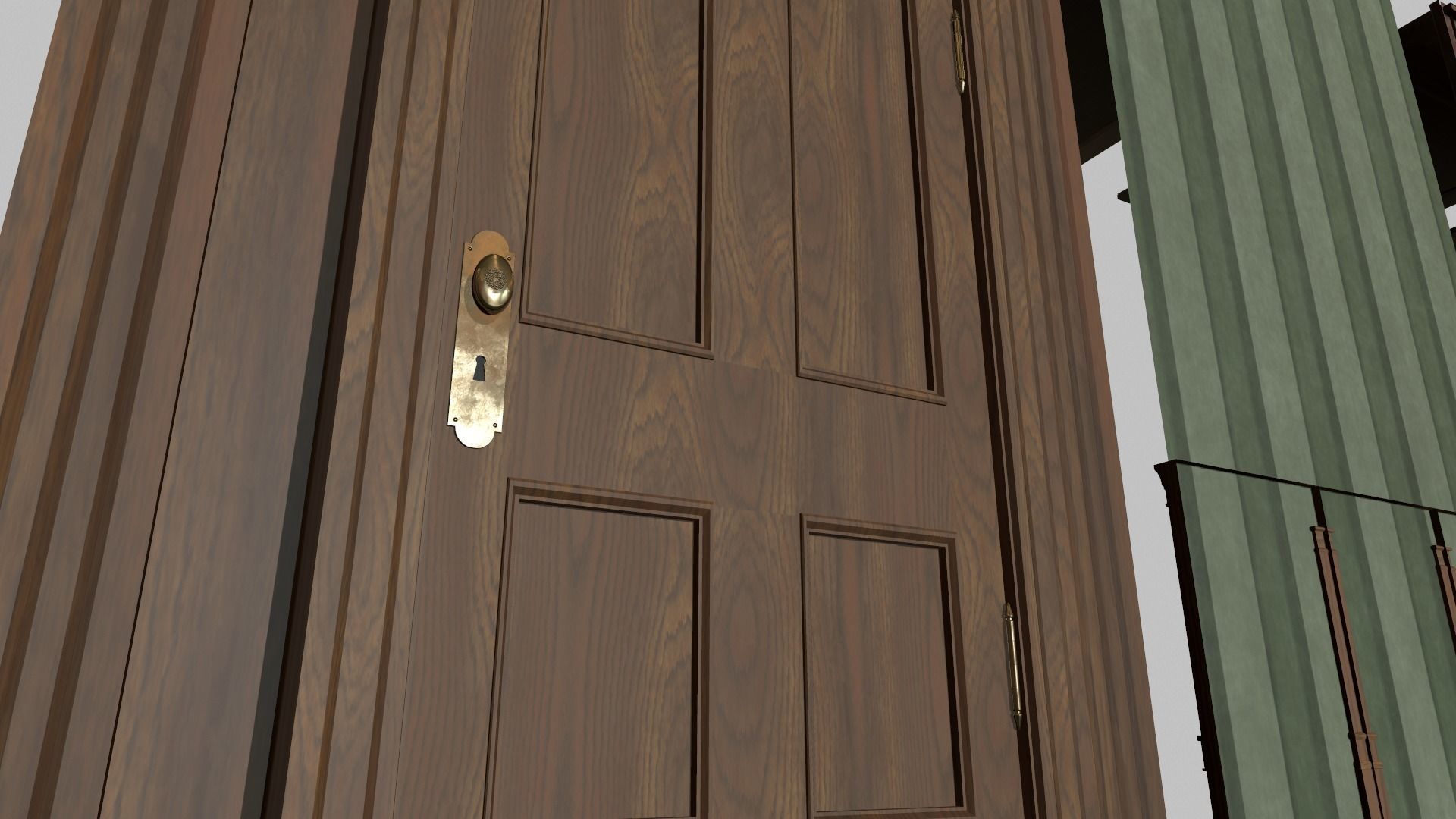 Modular House Interior Low-poly 3D model_3