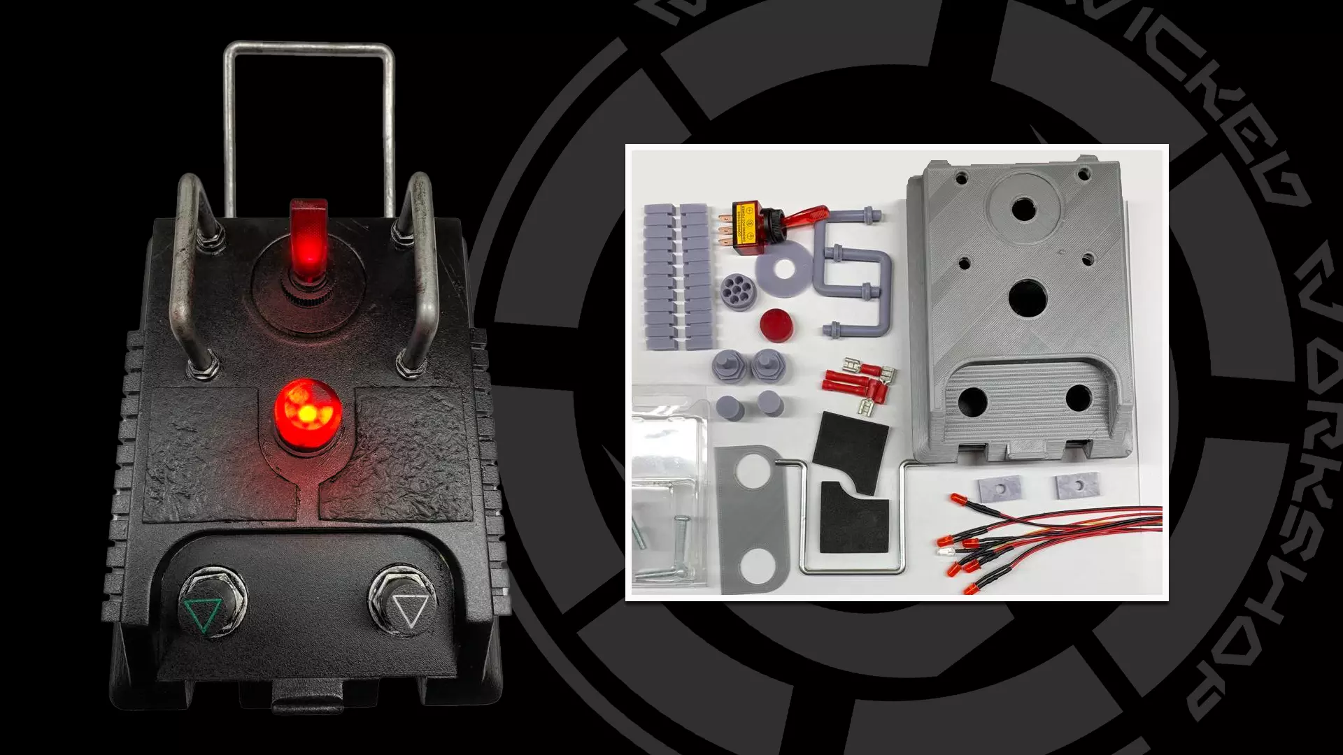 Mandalorian Cobb Vanth Krayt Dragon Fake Detonator Kit Prop STL 3D print model_0