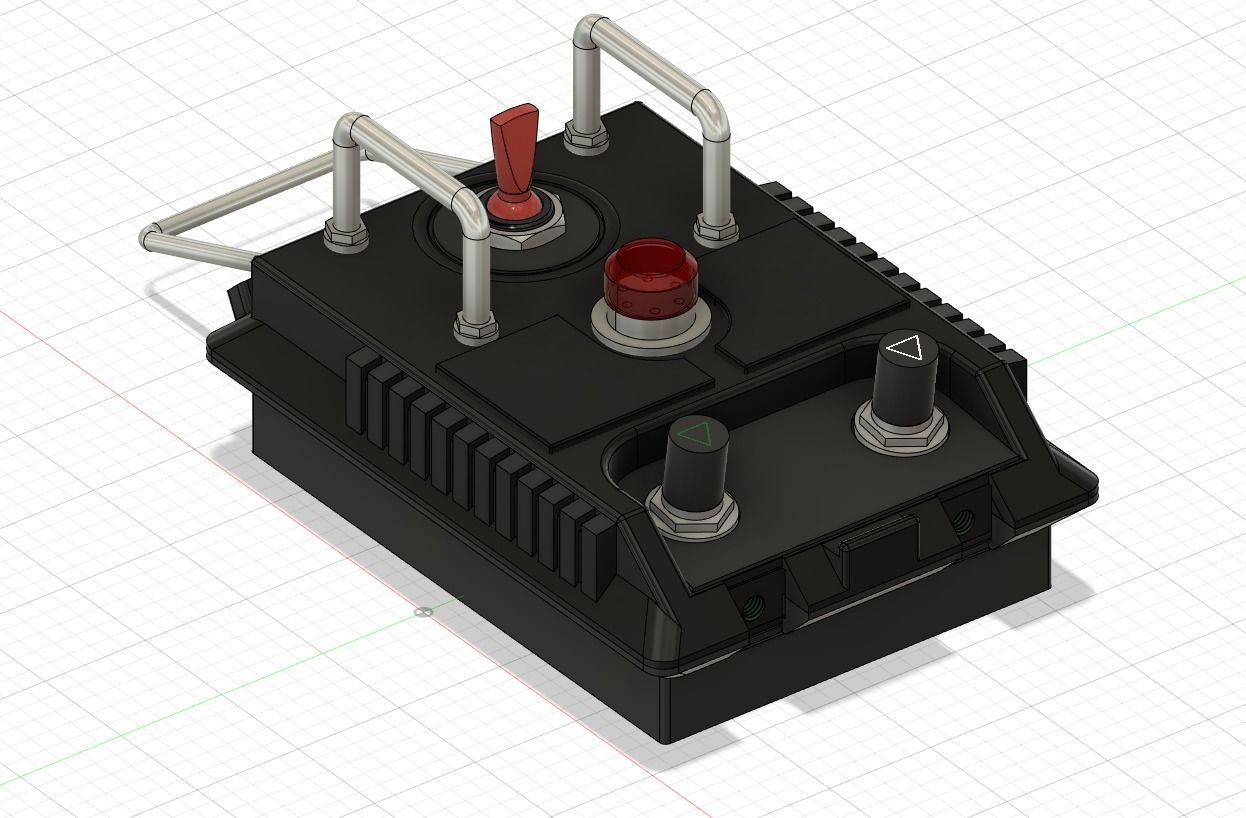 Mandalorian Cobb Vanth Krayt Dragon Fake Detonator Kit Prop STL 3D print model_7