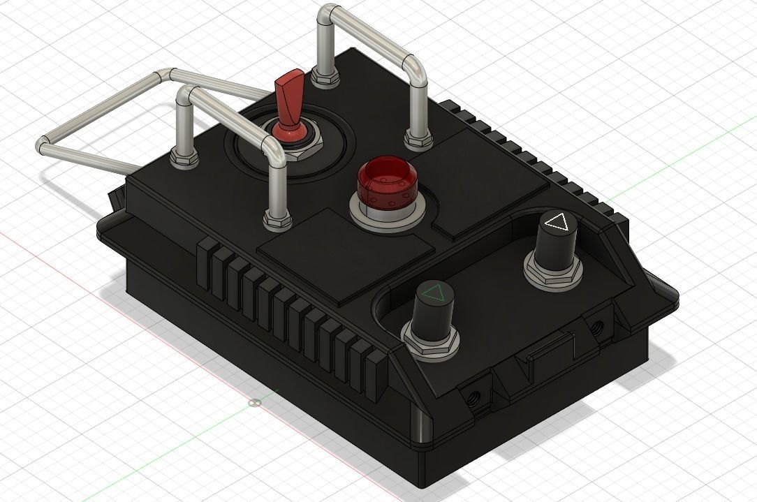 Mandalorian Cobb Vanth Krayt Dragon Fake Detonator Kit Prop STL 3D print model_8