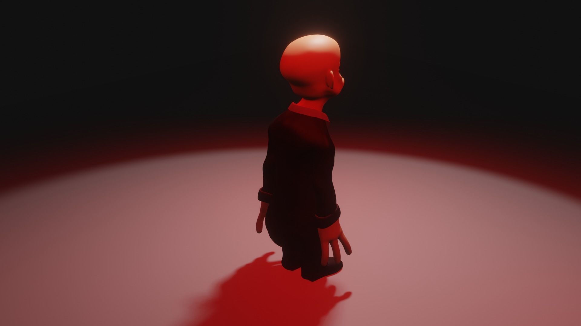 Character animated Low-poly 3D model_7