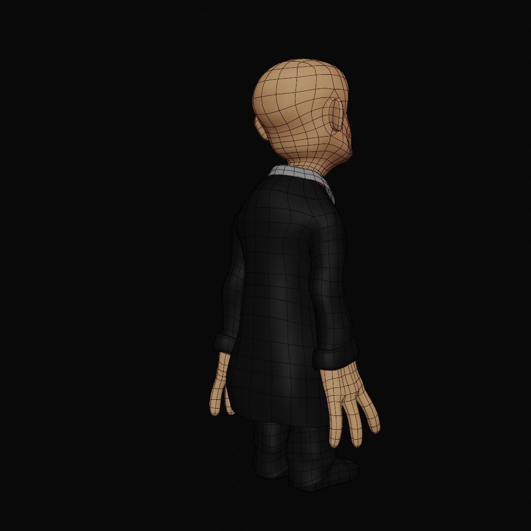 Character animated Low-poly 3D model_13