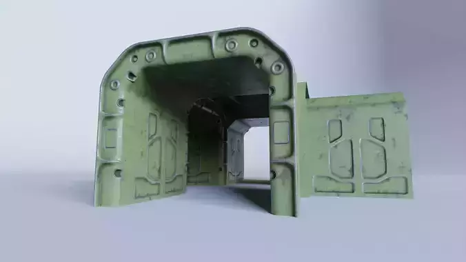 Modular Post Apocalyptic and Militaristic Bunker Set