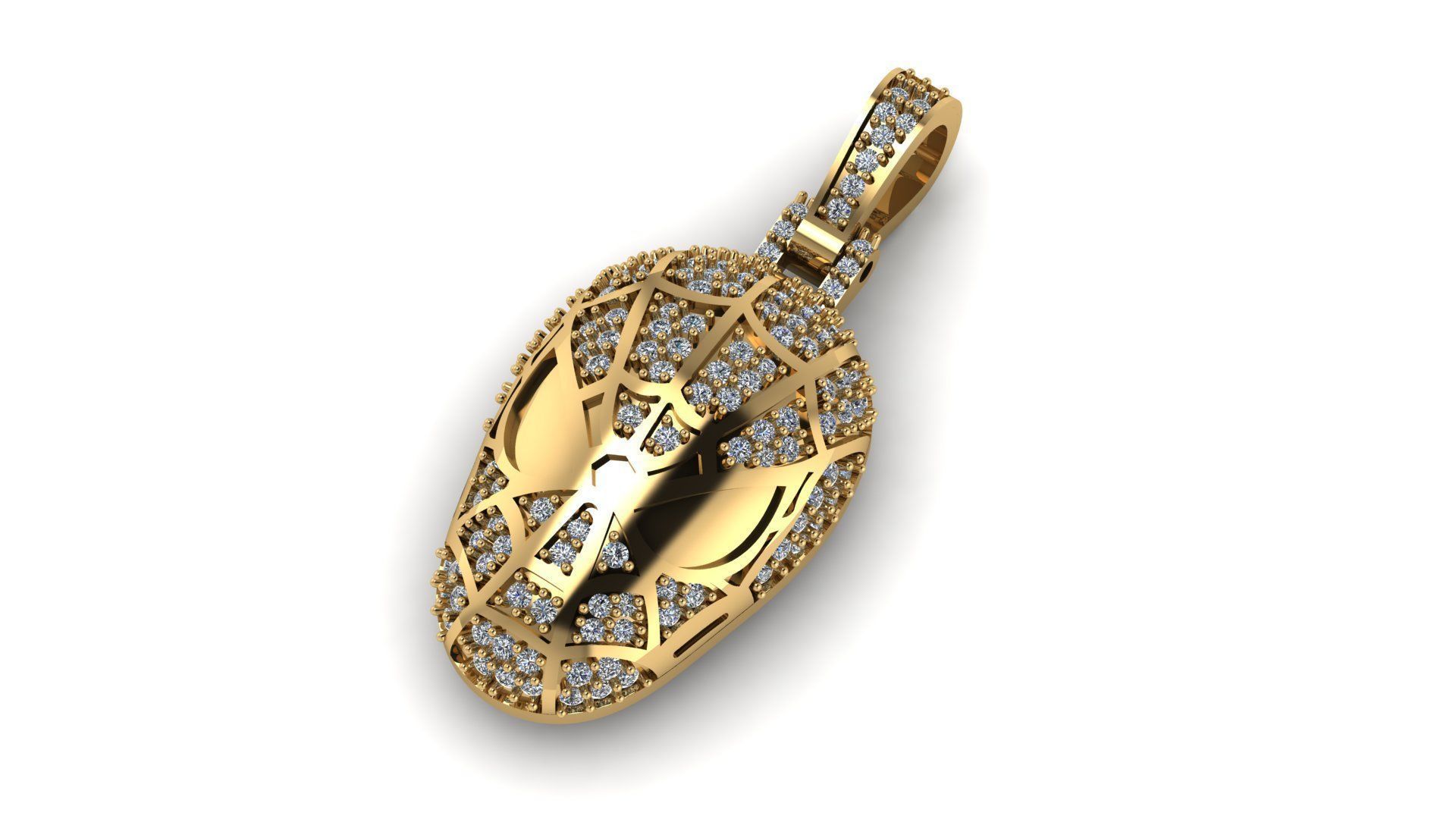 Spider Man Pendant 3D print model_3