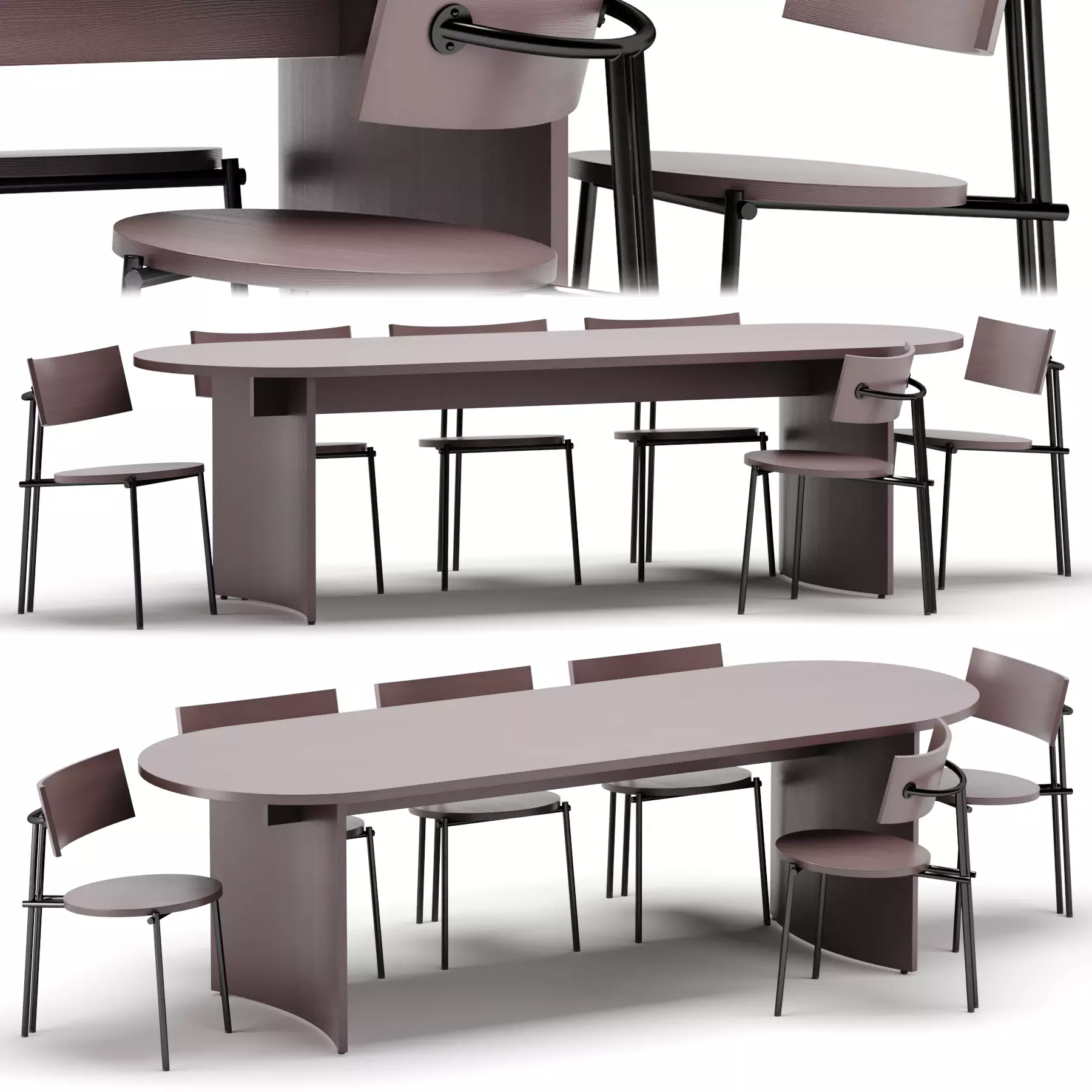 Dining set by Tamo 3D model_0