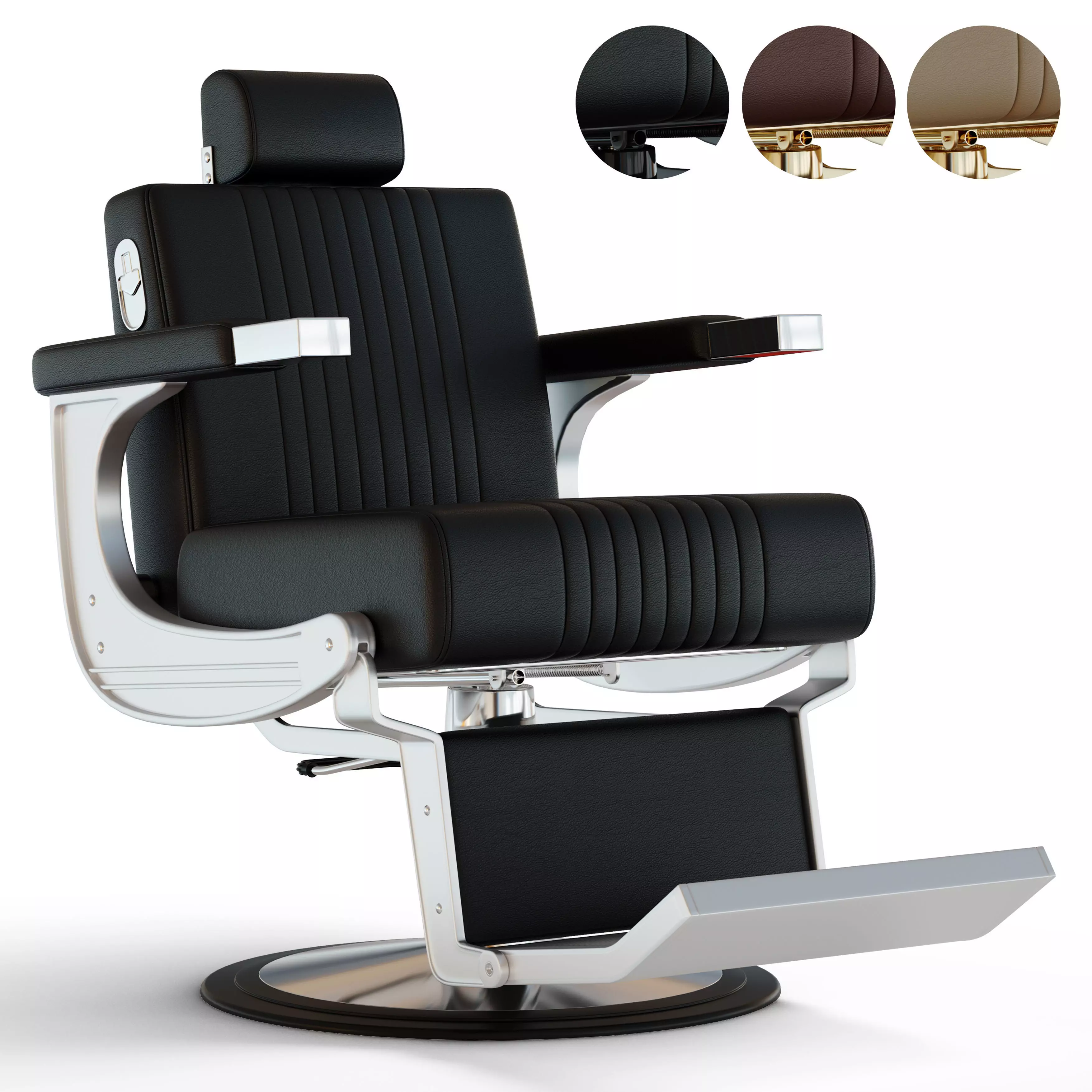 Swift Barbers Chair II 3D model_0