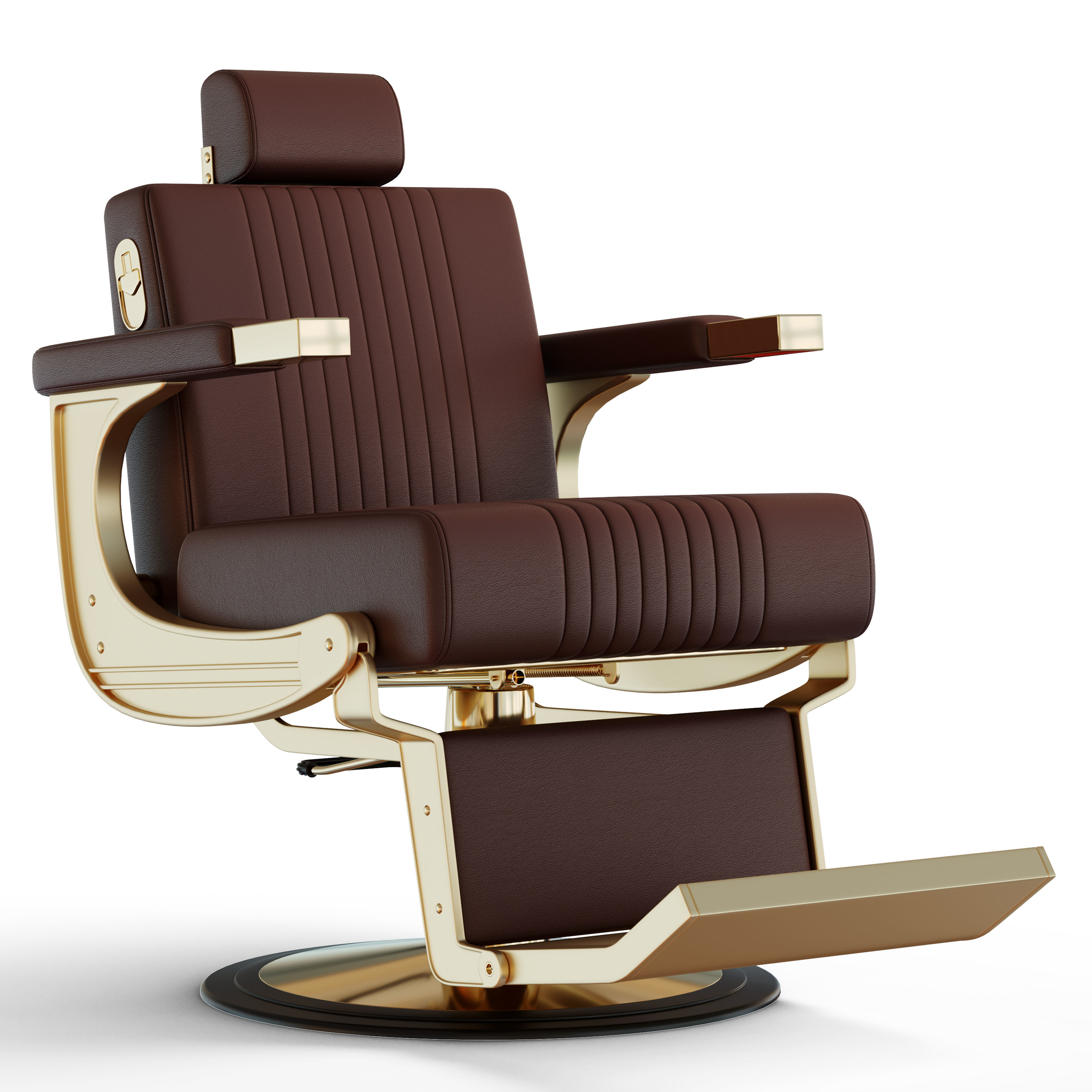 Swift Barbers Chair II 3D model_2