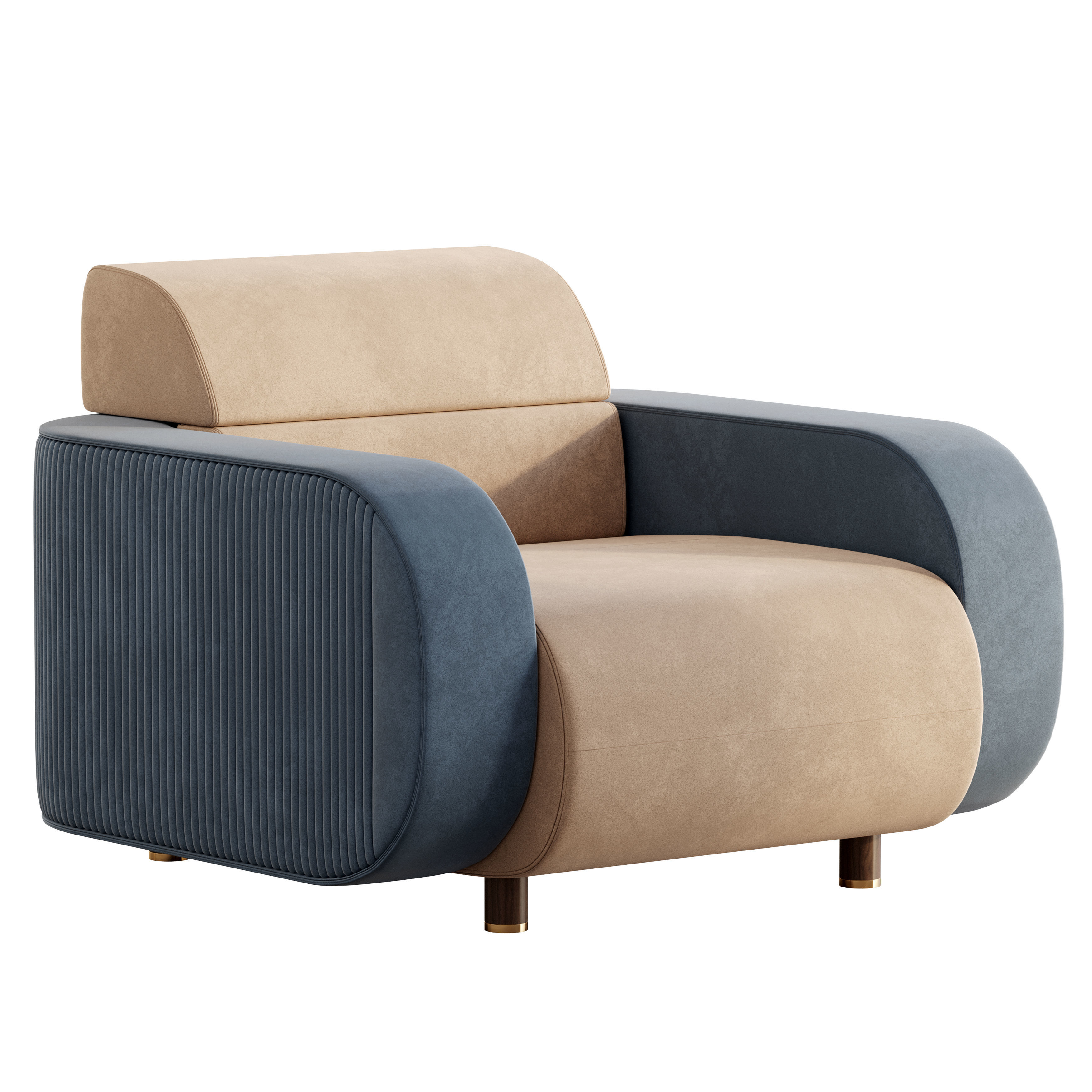 Rollins Armchair 3D model_1