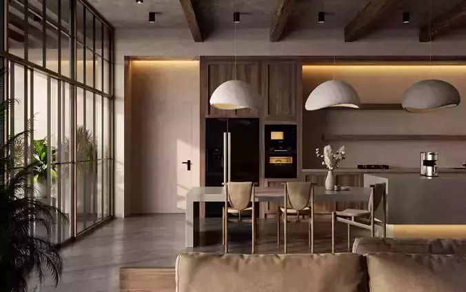 African Style Kitchen 