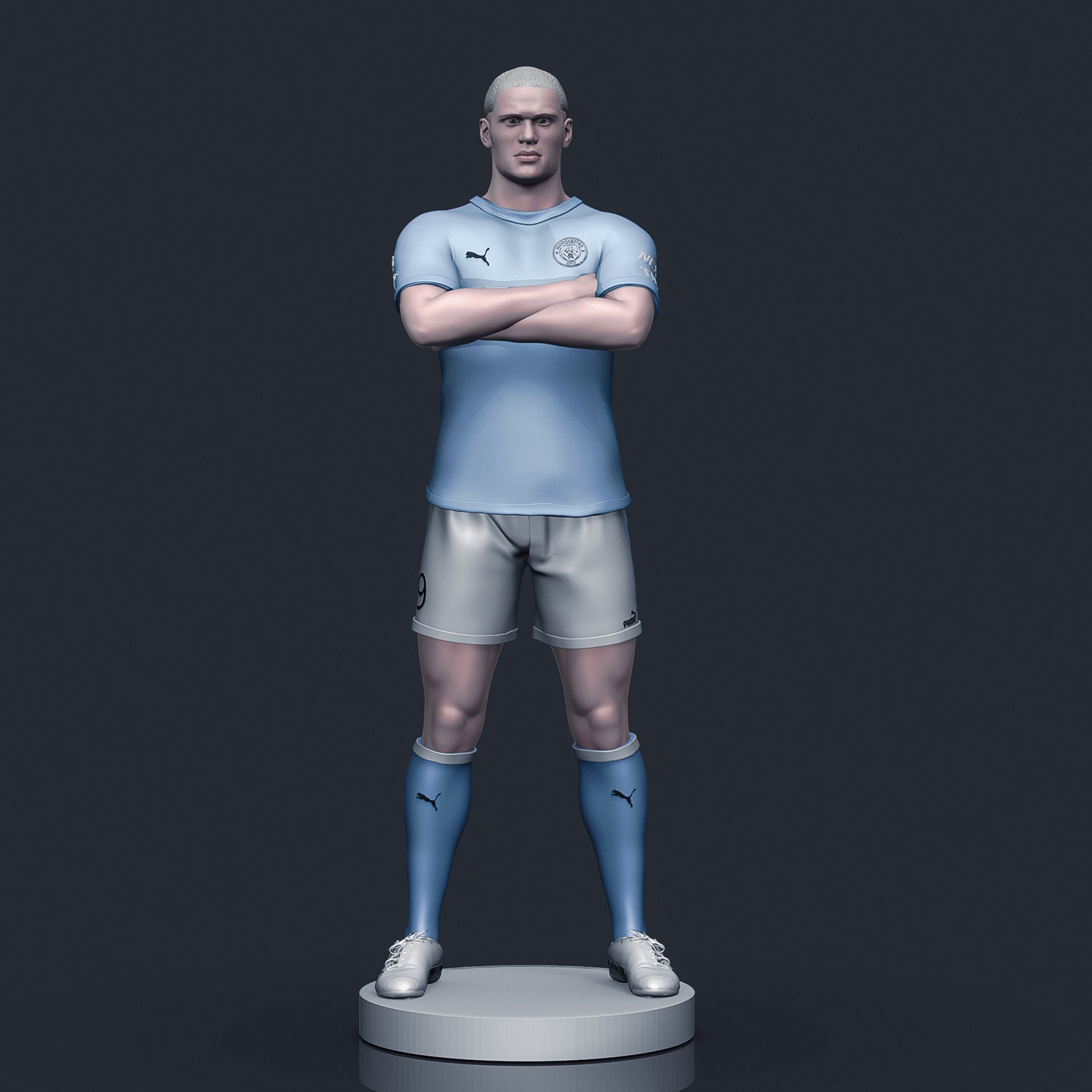 Erling Haaland 3D Printable 3D print model_3