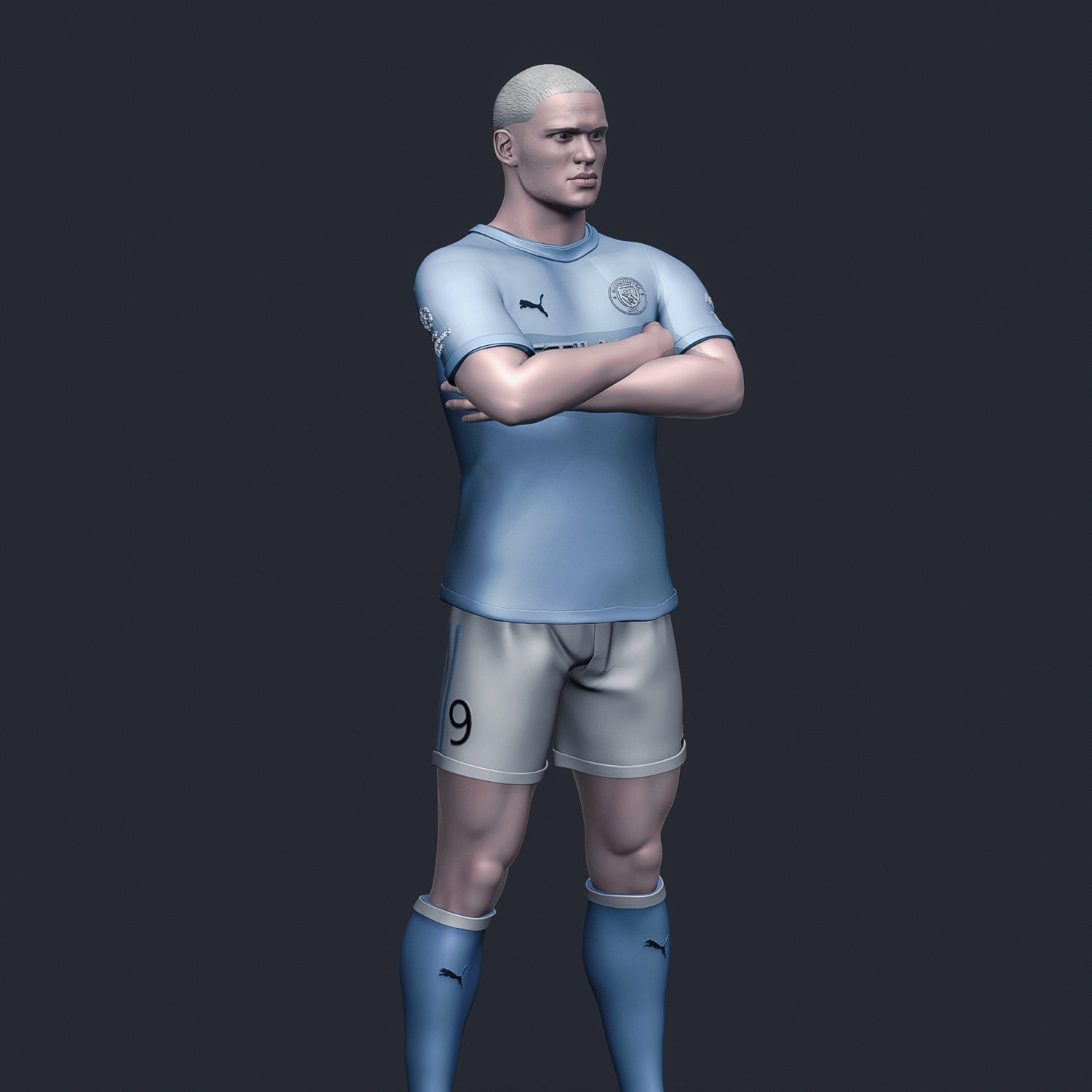 Erling Haaland 3D Printable 3D print model_12