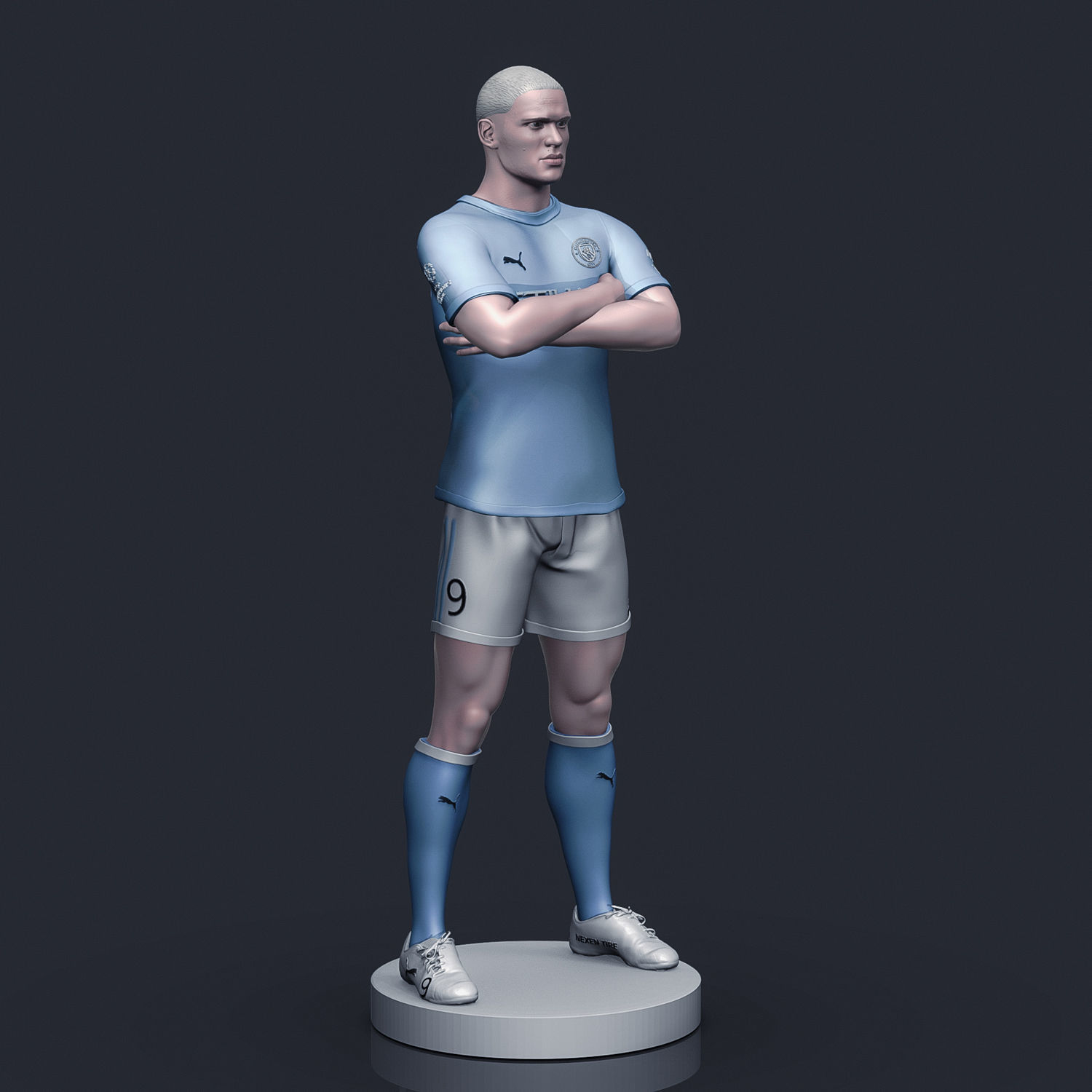 Erling Haaland 3D Printable 3D print model_9