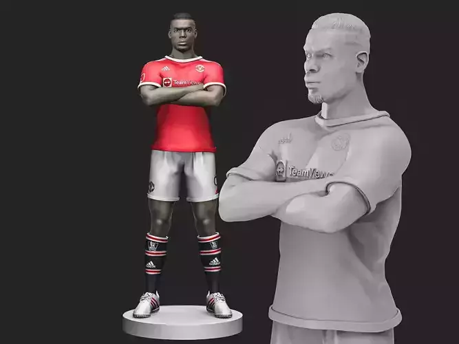 Paul Pogba 3D Printable 3D print model
