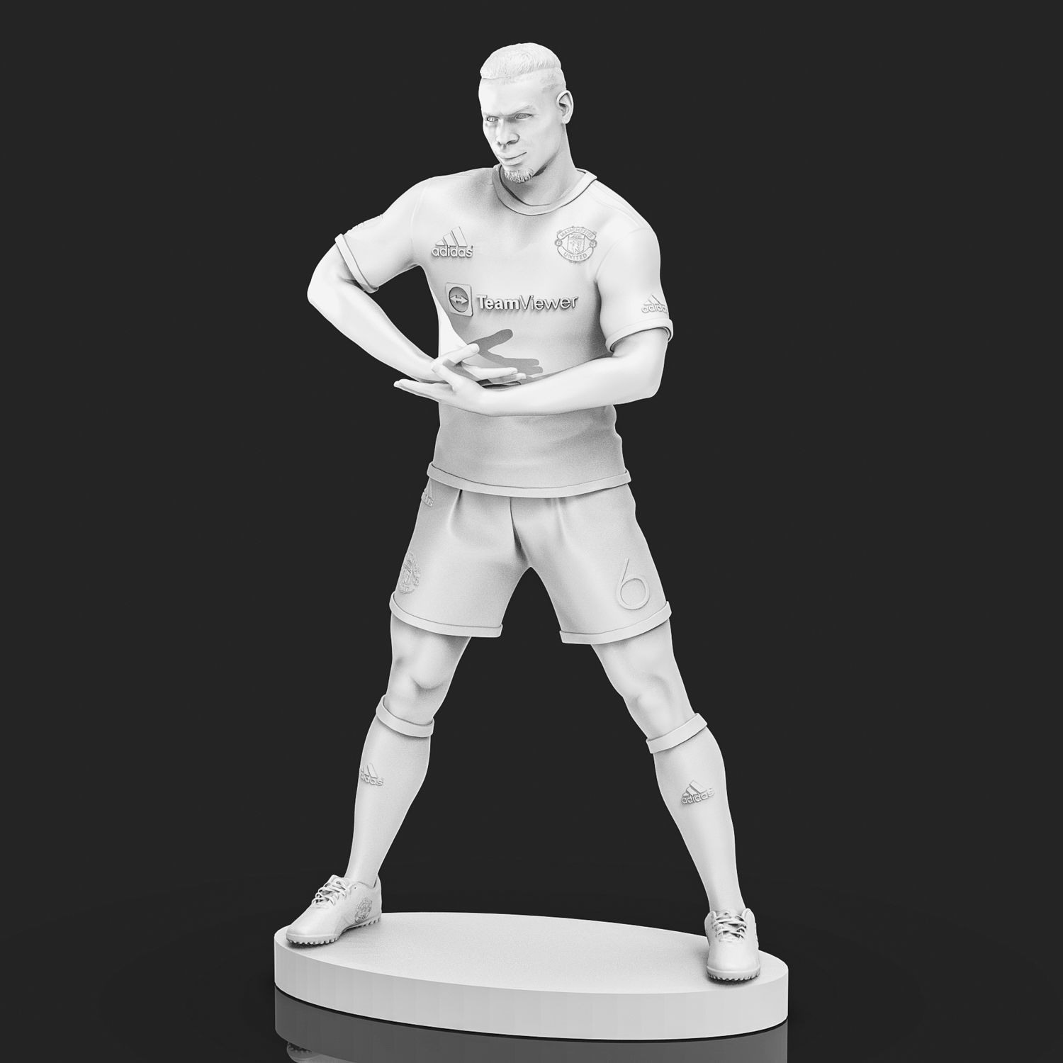 Paul Pogba 3D Printable 2 3D print model_12